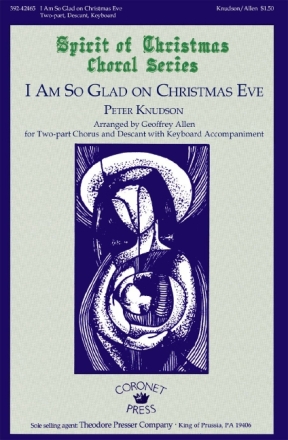 I Am So Glad On Christmas Eve