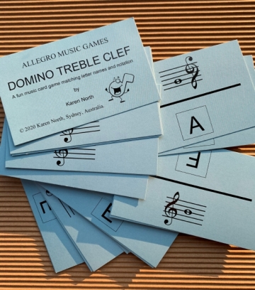 Domino Treble Clef