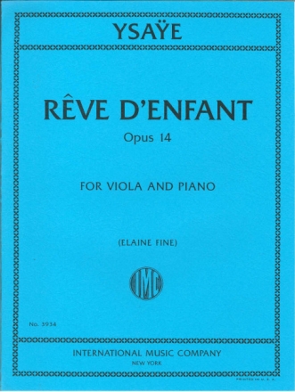 Reve d'Enfant op. 14