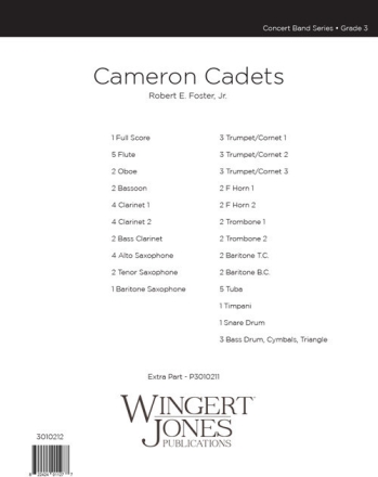 Cameron Cadets - Full Score