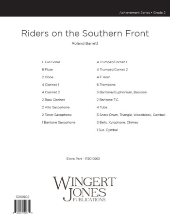 Riders On The Southern Front - Full Score