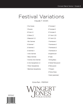 Festival Variations - Full Score