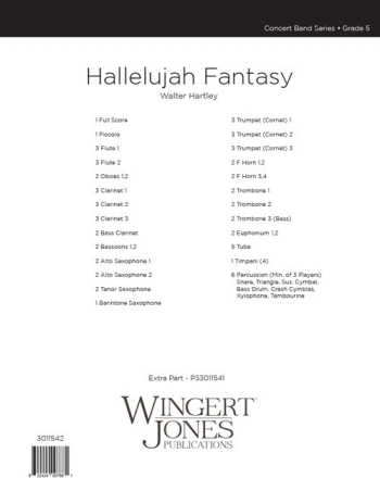 Hallelujah Fantasy - Full Score