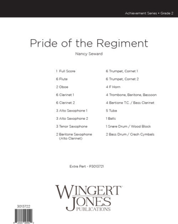 Pride of the Regiment - Full Score