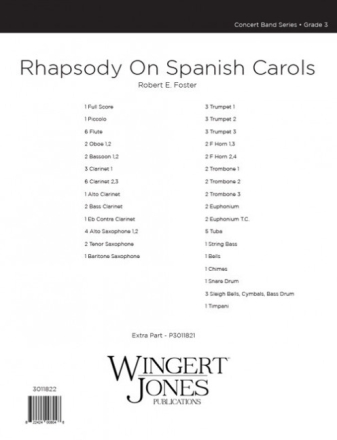 Rhapsody On Spanish Carols - Full Score