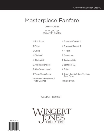 Masterpiece Fanfare - Full Score
