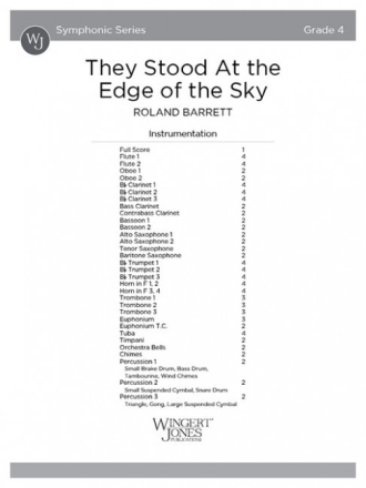 They Stood At The Edge Of The Sky - Full Score