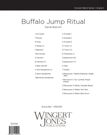 Buffalo Jump Ritual - Full Score