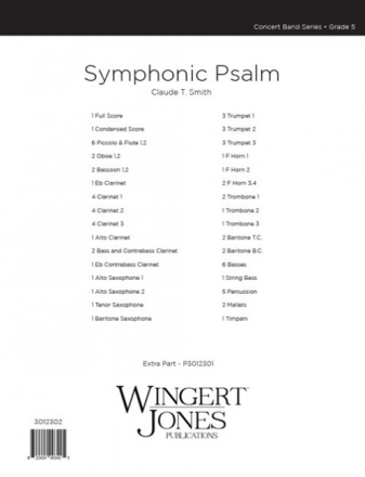Symphonic Psalm - Full Score