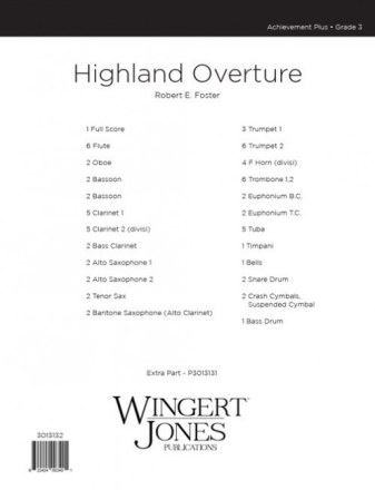 Highland Overture - Full Score