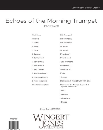 Echoes of the Morning Trumpet - Full Score