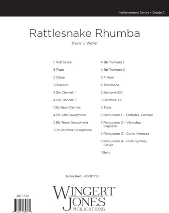 Rattlesnake Rhumba - Full Score