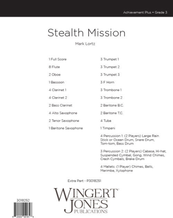 Stealth Mission - Full Score