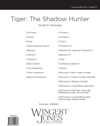Tiger: The Shadow Hunter - Full Score