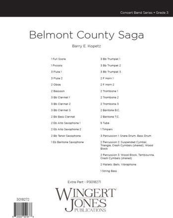 Belmont County Saga - Full Score