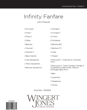 Infinity Fanfare - Full Score