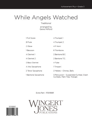 While Angels Watched - Full Score