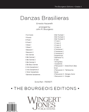 Danza Brasilieras - Full Score