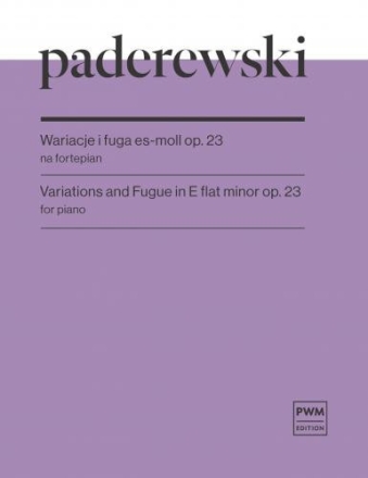 Variations and Fugue in E flat minor Op.23 op. 23