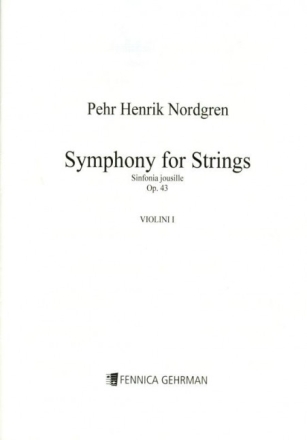 Symphony for Strings - Parts (33221) Op. 43