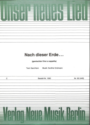 Nach dieser Erde