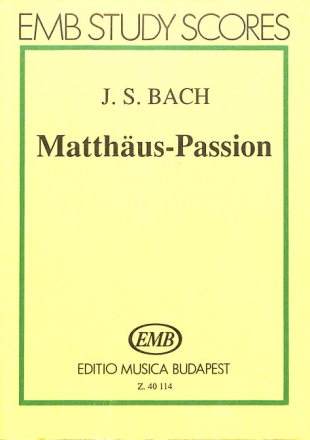 Matthaeus Passion BWV 244