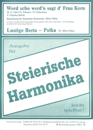 Werd scho werd'n sagt d' Frau Kern