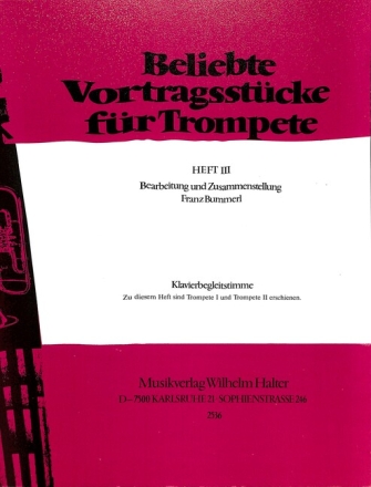 Beliebte Vortragsst�cke 3