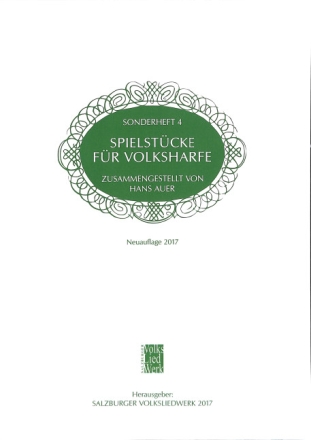 Spielst�cke f�r Volksharfe 1 - Sonderheft 4