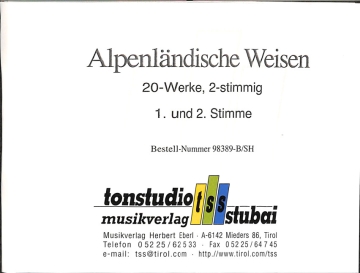 Alpenl�ndische Weisen