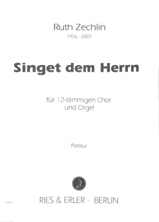 Singet dem Herrn