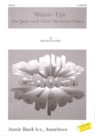 Warm ups for jazz and close harmony choirs