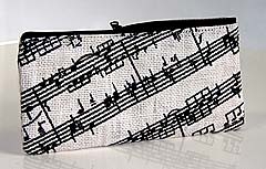 Jute Schlamperm�ppchen Notenzeile