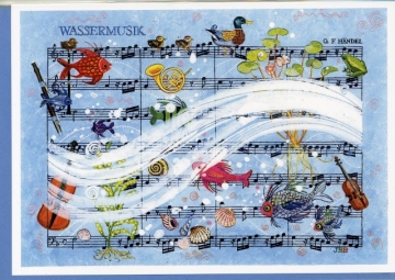 Doppelkarte Wassermusik