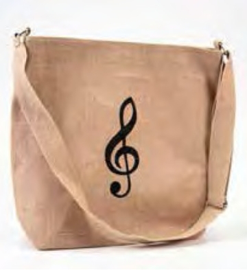 Jute Tasche Violinschl�ssel