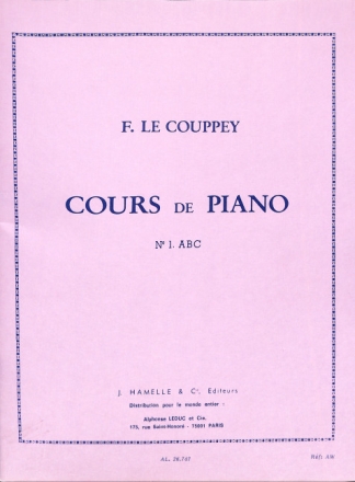 Cours de piano 1