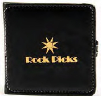 Plektrum Etui ohne 12 Picks aus Kunstleder
