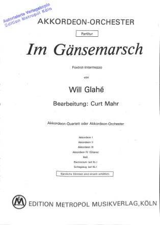 Im G�nsemarsch