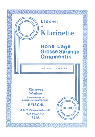 Et�den f�r Klarinette - hohe Lage Spr�nge Ornamentik