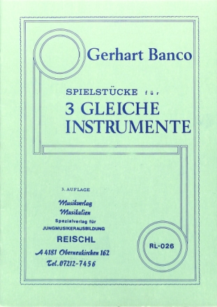 Spielst�cke 3 gleiche Instrumente