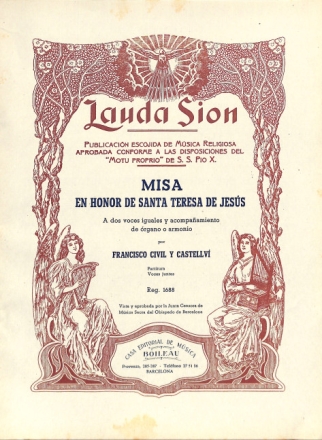 Misa en honor de santa teresa de Jesus