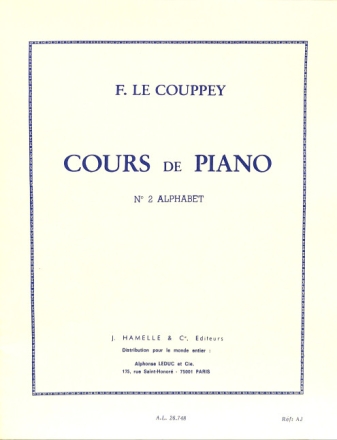 Cours de piano 2 - l'alphabet 25 etudes tres faciles
