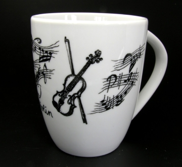 Henkelbecher Violine (Geige)