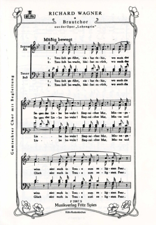 Hochzeitsmarsch (aus Lohengrin WWV 75)