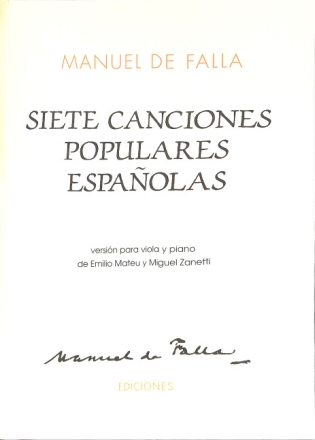7 canciones populares espanolas