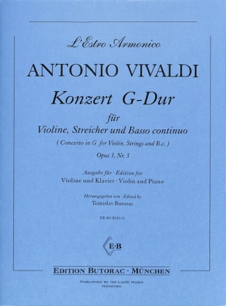 Concerto G-Dur op 3/3 RV 310 PV 96 F 1/173 T 408