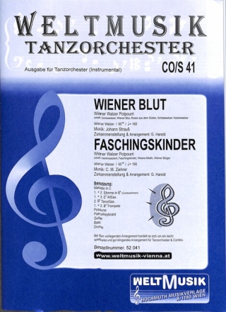 Wiener Blut Walzer Potpourri + Faschingskinder Walzer Potpourri