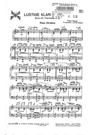 Lustige Klarinetten Polka