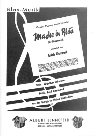 Maske in blau - Potpourri