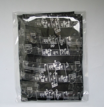 Schal Chiffon Notenlinie